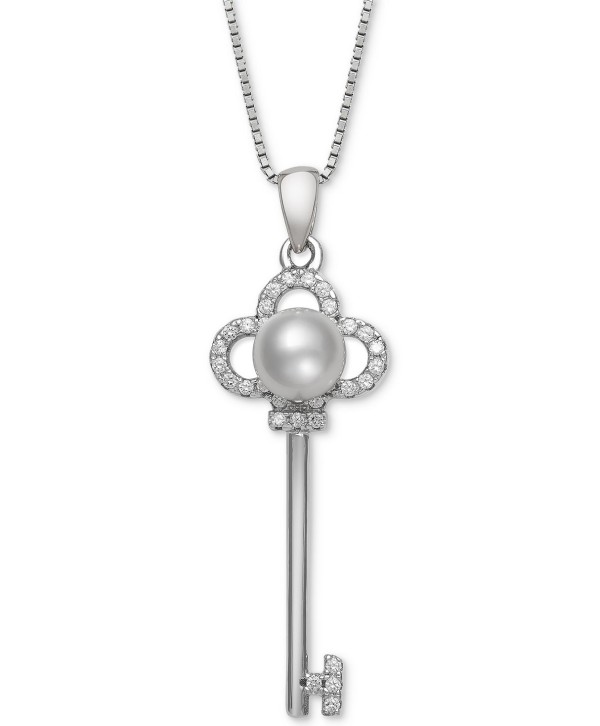 Cubic Zirconia Clover Key 18