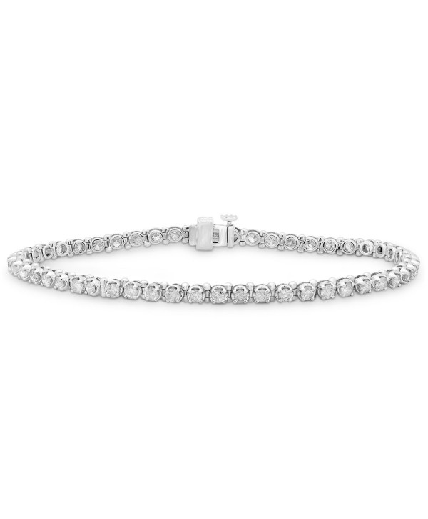 Diamond Tennis Bracelet (3 ct) in 10k White Gold