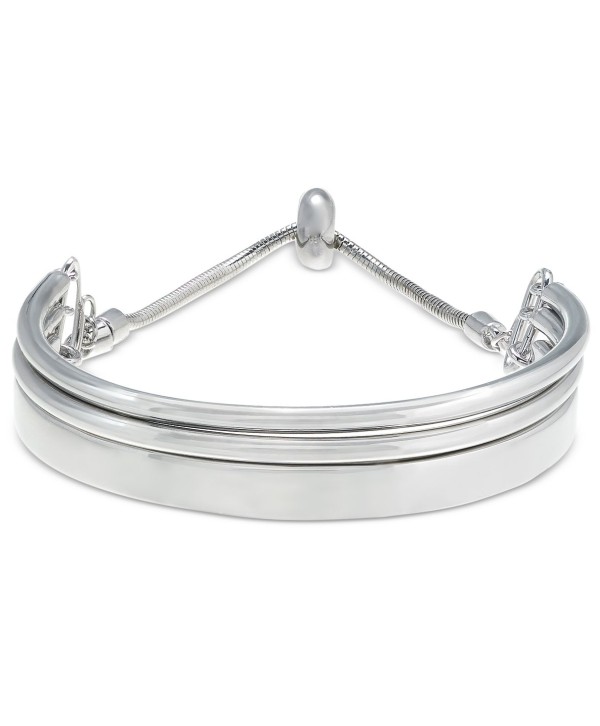 Silver-Tone Slider Bracelet