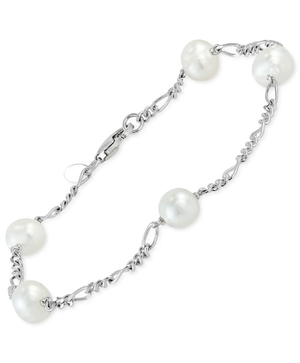 Cultured Freshwater Potato Pearl (6 - 6-1/2mm)  Link Bracelet