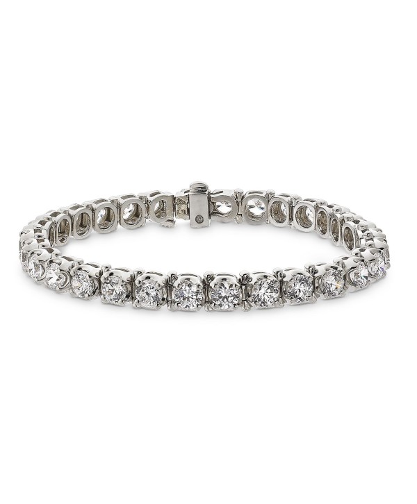 Diamond Tennis Bracelet (8 ct) in 14k White Gold