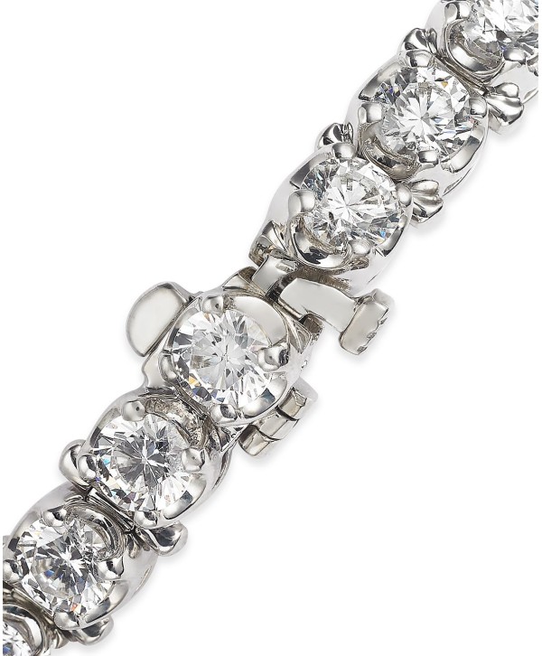 Diamond Tennis Bracelet (8 ct) in 14k White Gold