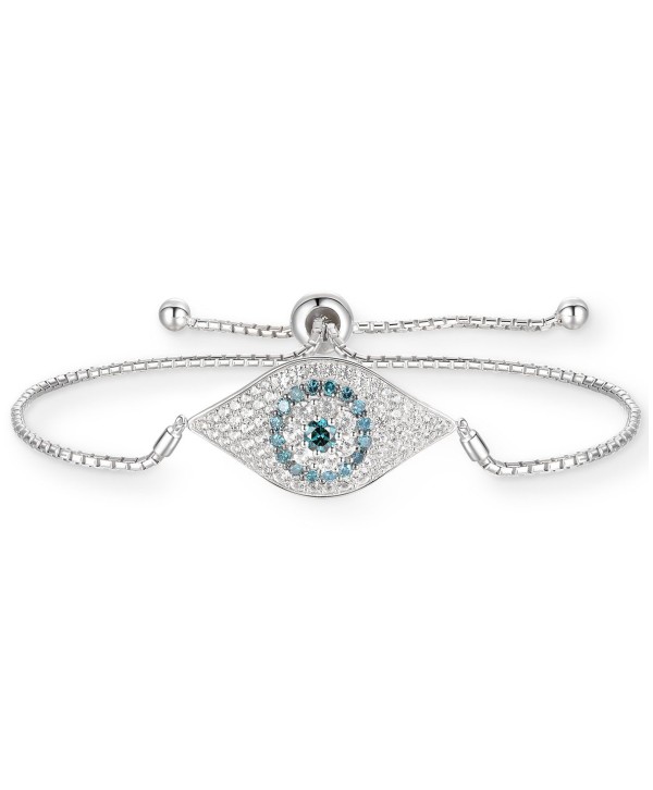 Cubic Zirconia Bracelet in Sterling Silver