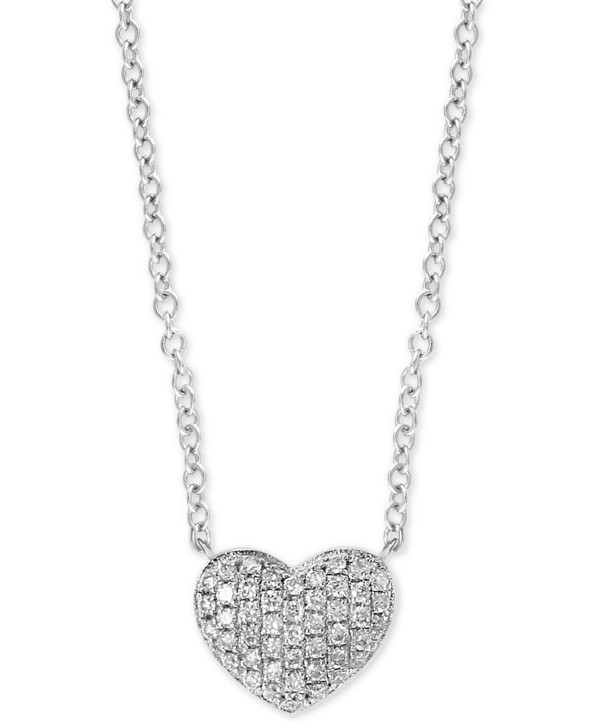 Diamond Pavé Heart 18