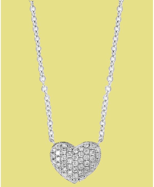 Diamond Pavé Heart 18