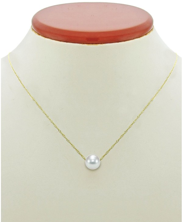 Cultured Pearl (7mm) Pendant Necklace & Stud Earrings in 14k Gold