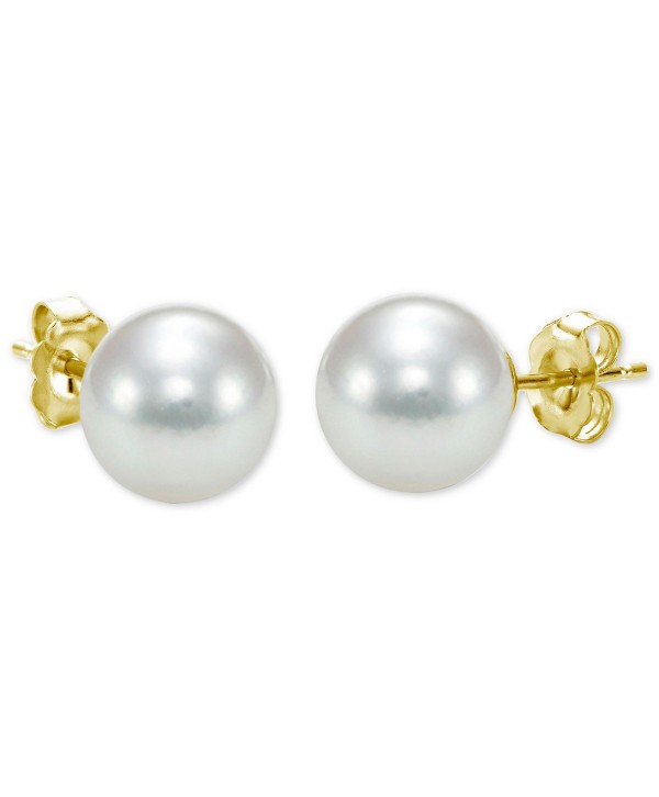 Cultured Pearl (7mm) Pendant Necklace & Stud Earrings in 14k Gold